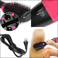 2-in-1 Multifunctional Hair Dryer Volumizer – Rotating Hot Hair Brush Curler