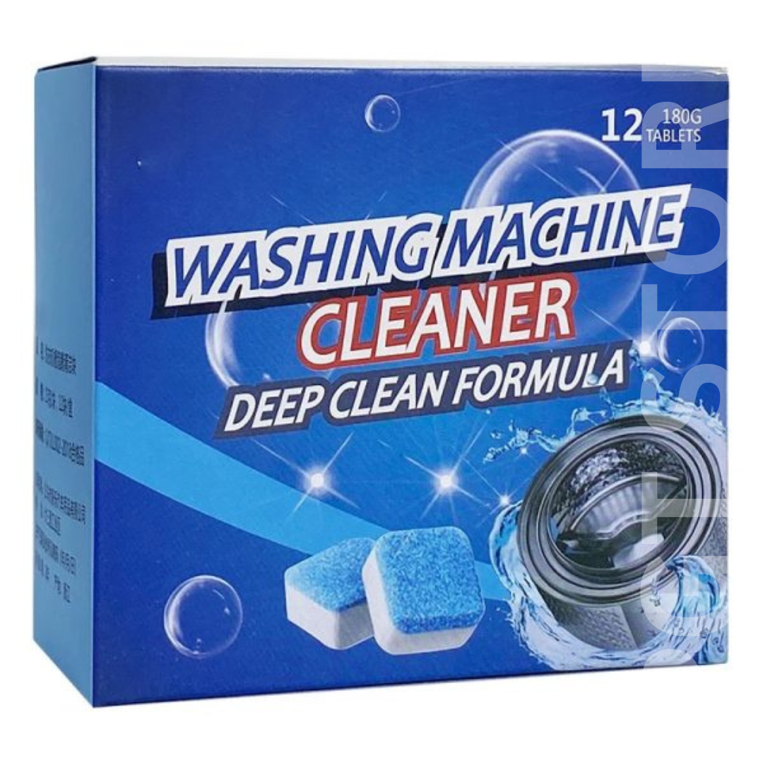 Deep Clean Washing Machine Tablets - Descale, Deodorize, & Remove Mold