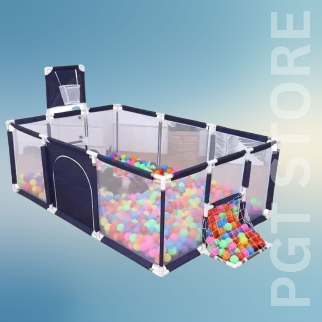 Safe & Secure Baby Playpen - Portable Play Yard with Activity Center for Toddlers