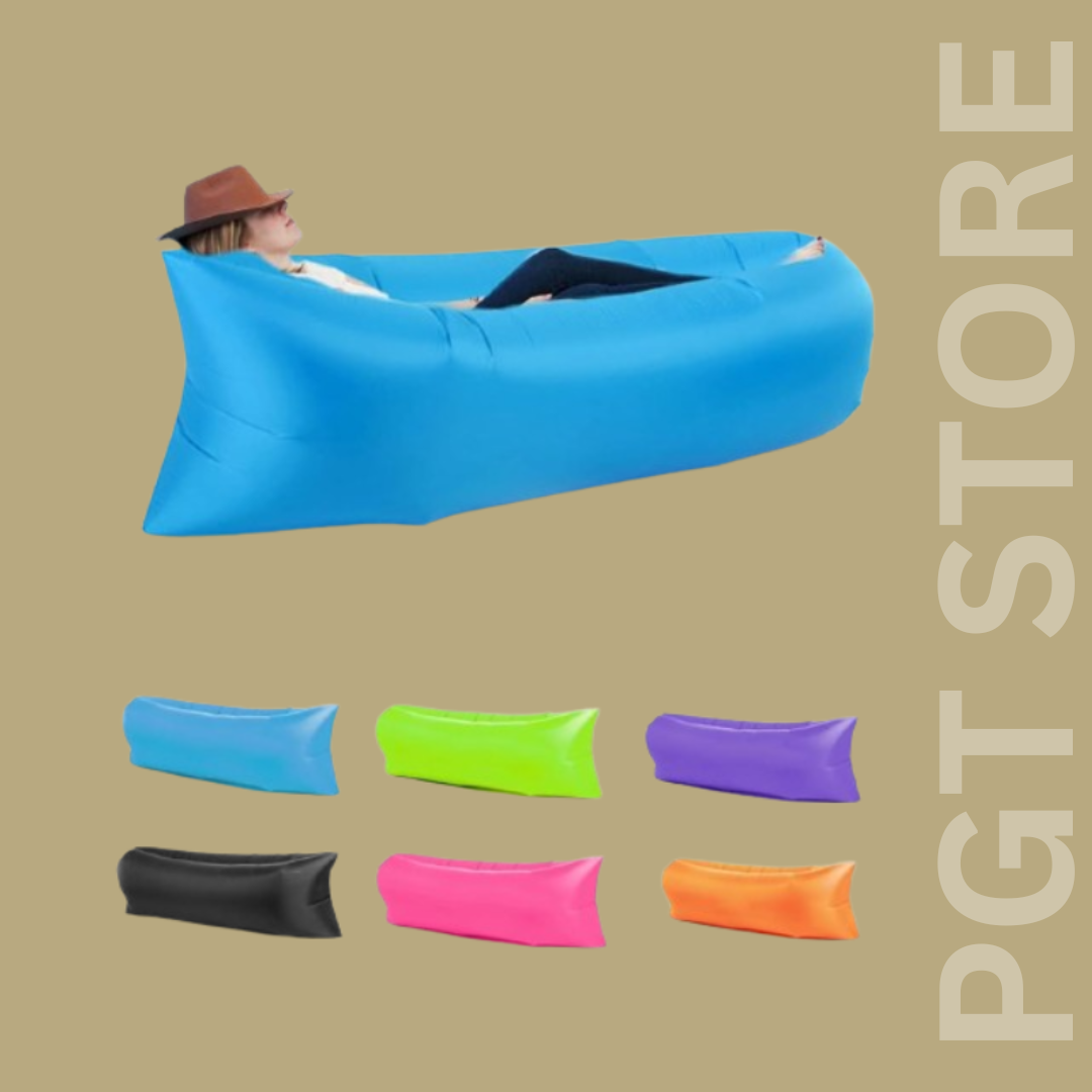 Portable Inflatable Lounger - Waterproof, Leak-Proof, Perfect for Outdoor Adventures