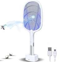 Electric Fly Swatter, Mosquito Zapper, USB Rechargeable Bug Zapper, Powerful Pest Control