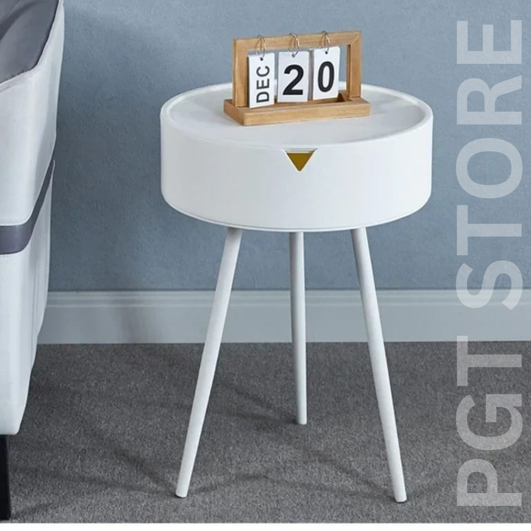 3-Leg Side Table with Storage