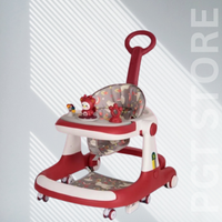 3-in-1 Baby Walker with Anti-Tip Tech, Adjustable Height & Parental Control