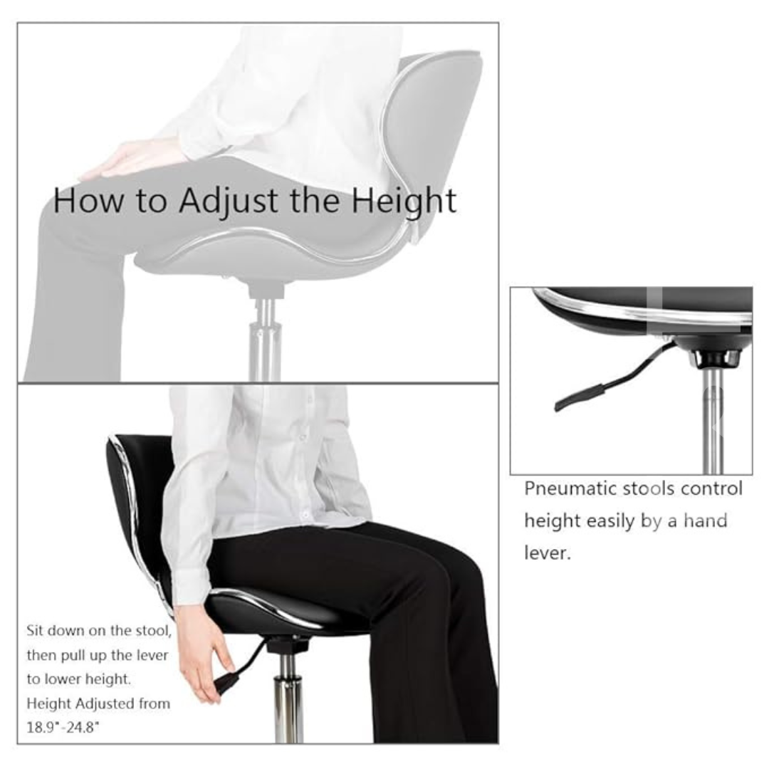 Ergonomic Adjustable Office Chair with Lumbar Support - Modern, Breathable Mesh for Home or Office