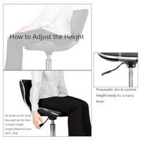 Ergonomic Adjustable Office Chair with Lumbar Support - Modern, Breathable Mesh for Home or Office