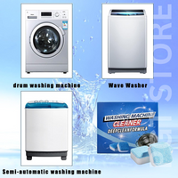 Deep Clean Washing Machine Tablets - Descale, Deodorize, & Remove Mold