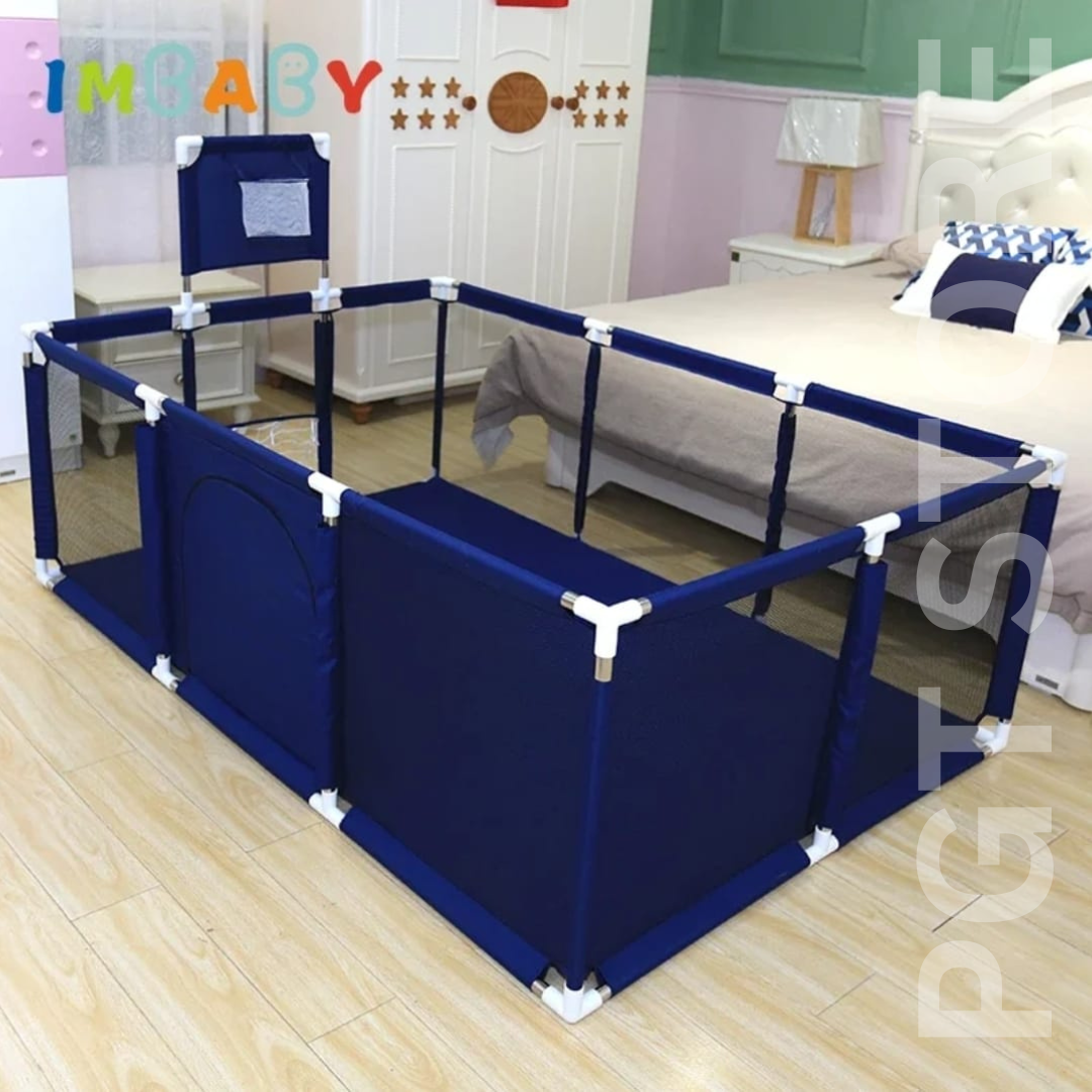 Safe & Secure Baby Playpen - Portable Play Yard with Activity Center for Toddlers