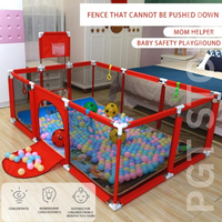 Safe & Secure Baby Playpen - Portable Play Yard with Activity Center for Toddlers