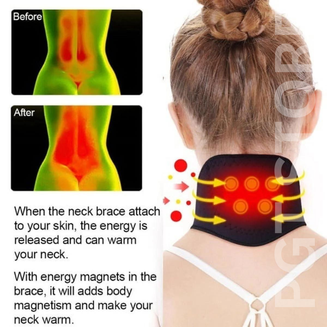 Self-Heating Neck and Back Massager - Pain Relief Brace