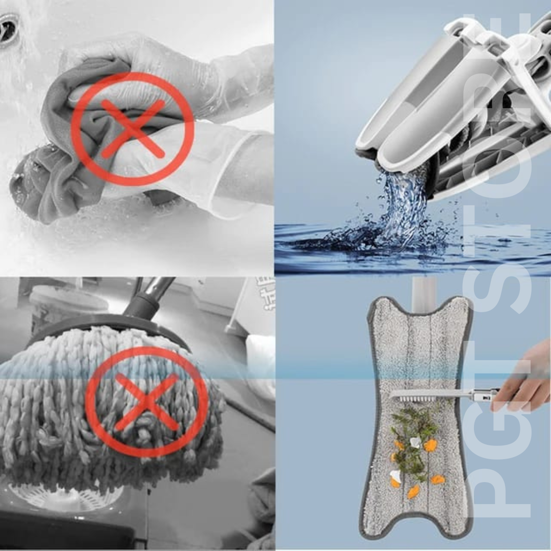 360° Rotating Adjustable Mop - Easy Clean for All Surfaces