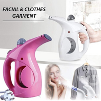 Handy Steam Garment Steamer - 600W, Detachable Brush, 120ml, Portable Facial Steamer