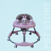 Baby Walker with Lights and Sounds - Safe, Adjustable, and Fun