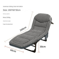 6-Position Folding Camping Cot & Lounge Chair - Ultimate Comfort and Versatility!