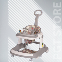 3-in-1 Baby Walker with Anti-Tip Tech, Adjustable Height & Parental Control